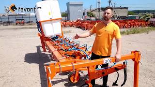 KNRF-5.6-06 cultivator with liquid fertilizer application system