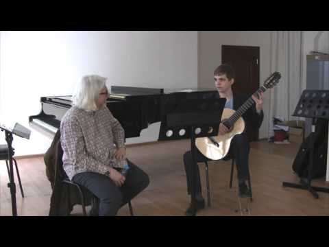 Stephen Goss: guitar masterclass #2 in Moscow (Bach)