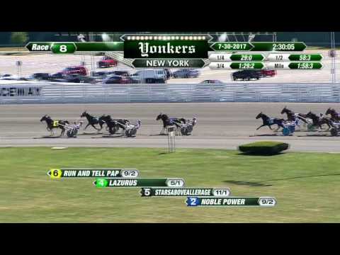 30/7/17, Yonkers - 8ème course - 2.011m - 26.000$