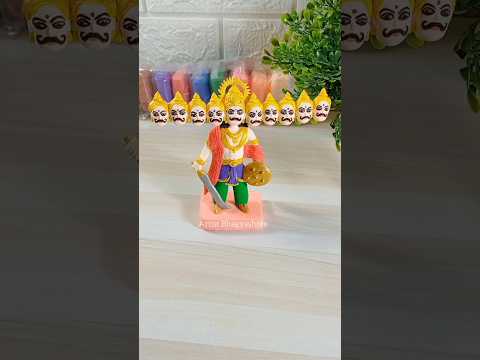 Lankapati Ravan 😱😱😱 | Making Dashanan Ravan With Super Clay #dussehra #ravan