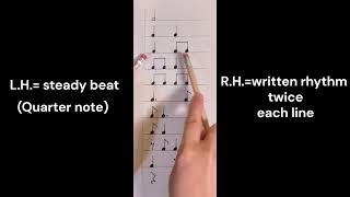 Tap along in 4/4 🎶 Rhythm warm-up No.1