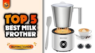 Top 5 Best Electric Milk Frother Machine In 2023| Best Milk Frother