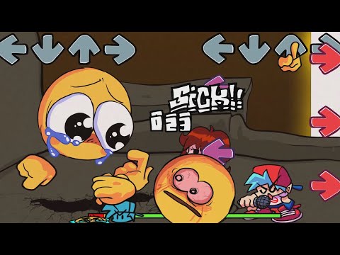 Crying Cursed Emoji over EXPURGATION ~FNF MOD