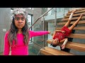 RIRI PUSHED LONDYN DOWN THE STAIRS