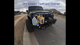 How to change the coolant in your JK. DIY Jeep Coolant Flush