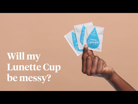 Lunette FAQs | Will my Lunette Cup be messy?