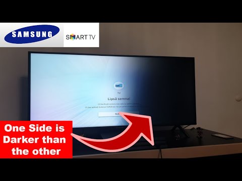 How to fix SAMSUNG TV Screen One Side is Darker than the other||Common LED TV Problem & Easy Fixes