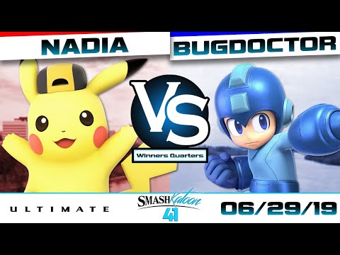 NadiA (Pikachu) vs. BugDoctor (MegaMan) - Winners Quarters - Smashkatoon 41