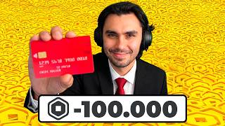 GASTANDO 100.000 ROBUX EM 1 HORA NO ROBLOX