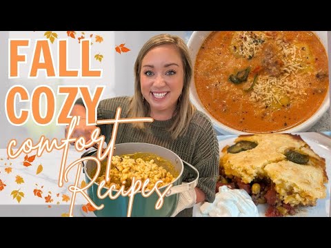 3 MUST TRY FALL RECIPES FOR THE ULTIMATE COZY COMFORT MEAL | COOK WITH US | EASY RECIPES