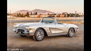 Video Thumbnail for 1962 Chevrolet Corvette Convertible
