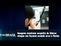 Imagens Mostram Suspeito De Liderar Ataque Em Suzano Usando Arco E Flecha | SBT Brasil (21/03/19)