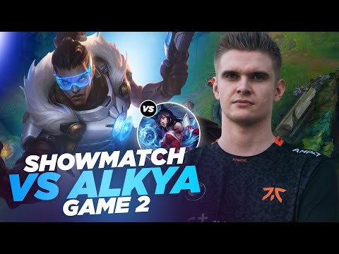 RHOBALAS : SHOWMATCH VS ALKYA - LUCIAN VS AHRI | LOL FR
