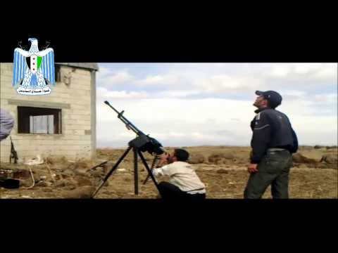 التصدي للطيران الحربي من قبل لواء صلاح الدين في قرية كفرنان في ريف حمص