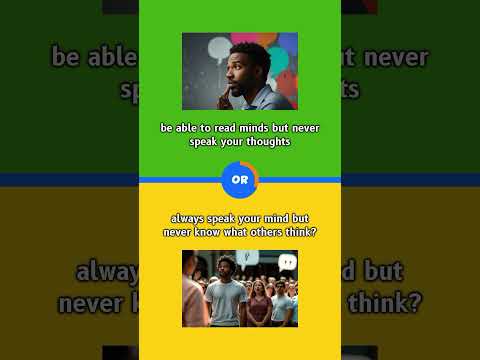 Mind-Bending Would You Rather Questions That Will Blow Your Mind! 🤯💥 #wouldyourather