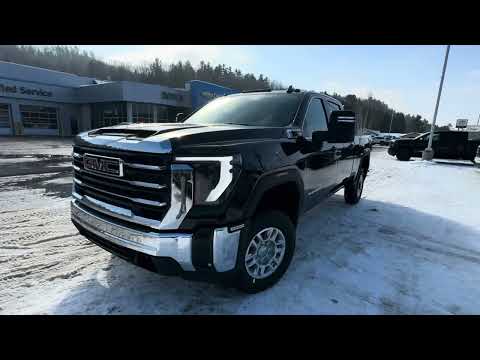 2026 GMC Sierra 2500HD Crew Cab Standard Box 4-Wheel Drive SLE in Black for sale at Boyer Chevrolet Buick GMC Bancroft in Bancroft, ON