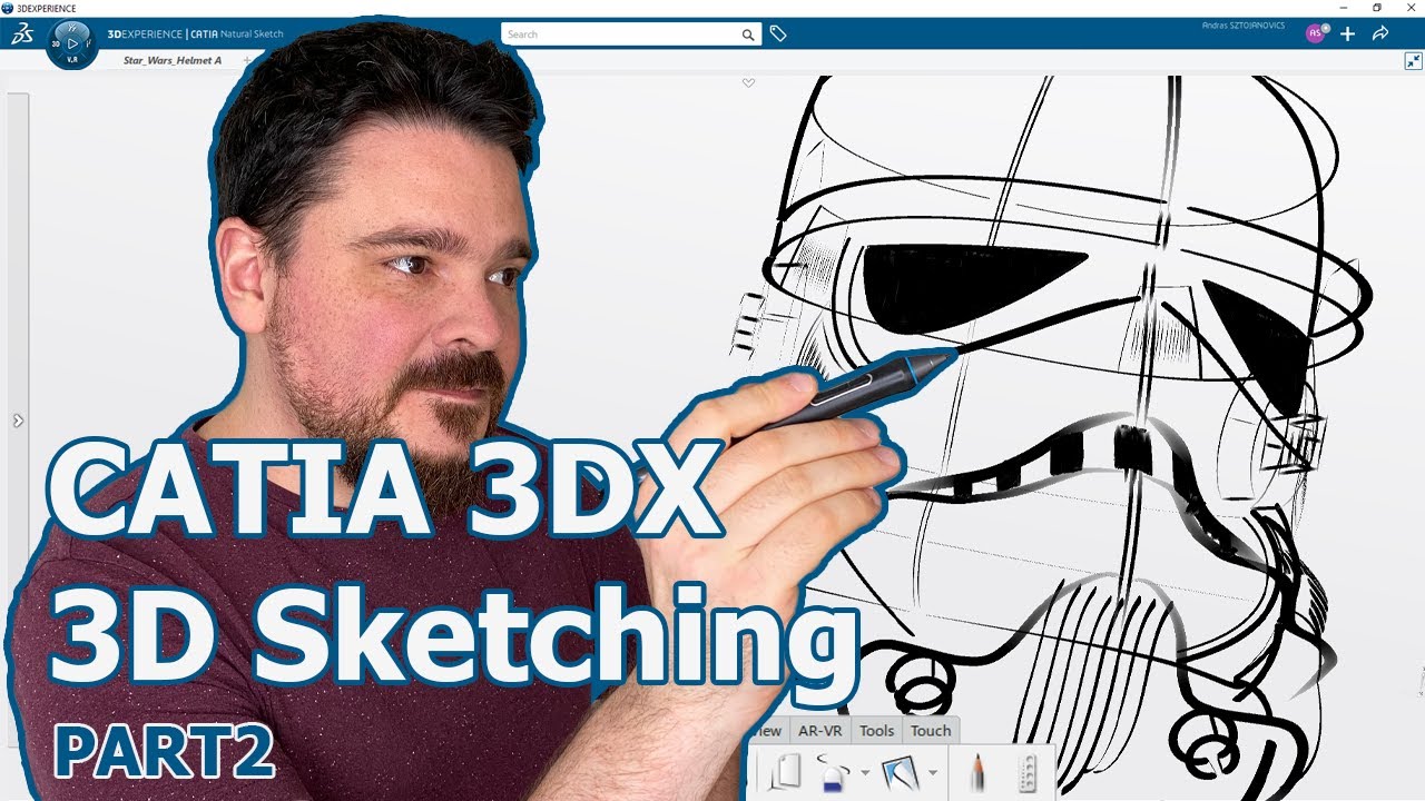 How to Use 3DEXPERINECE CATIA Platform with a Drawing Tablet?