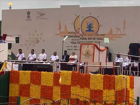 Prime Minister event on Int'l Yoga Day on June 21, 2022 at Mysore