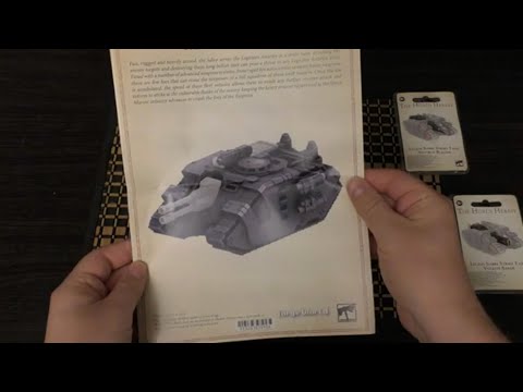 Space Marine Legion Sabre Tank - Unboxing (HH)