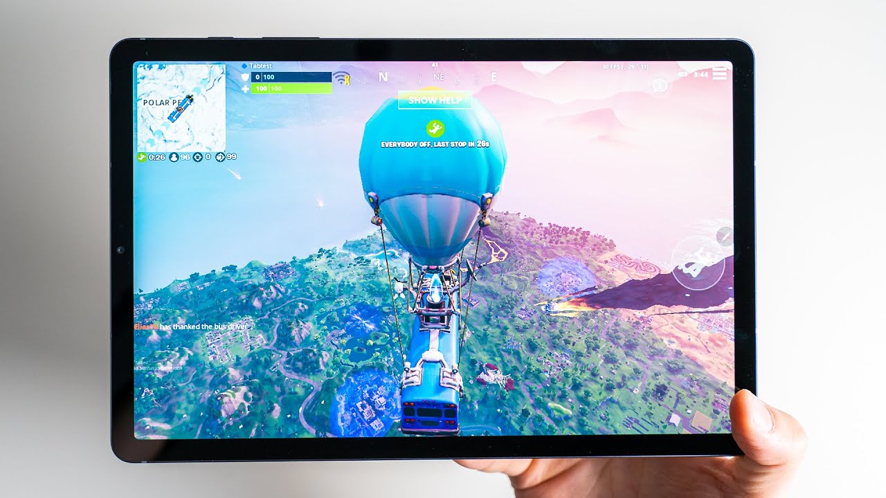 Samsung Galaxy Tab S6 Fortnite Gameplay & Gaming Test