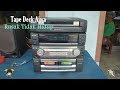 Memperbaiki Tape VCD Deck Aiwa Rusak Tidak Hidup