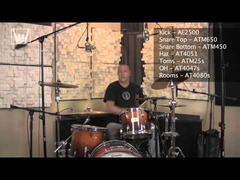 FullOnDrums.com - Audio Technica Mic Demo - Rock