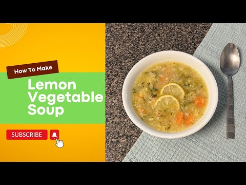 Lemon Vegetable Soup with Tips | INSTANT POT | Mumtaz Hasham