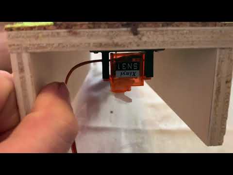 Z Weiche mit Servoansteuerung.