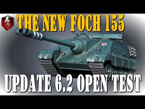 The New AMX Foch 155 | Open Test 6.2 | World of Tanks Blitz
