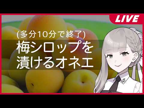 【梅シロップ】暑くなってきて嬉しいことって梅が旬なことだけ説