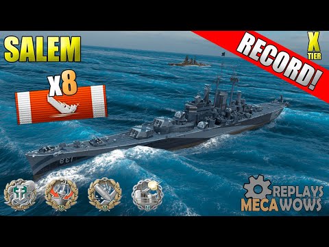 AWESOME Salem 8 Kills & 241K Damage | World of Warships Gameplay Replay