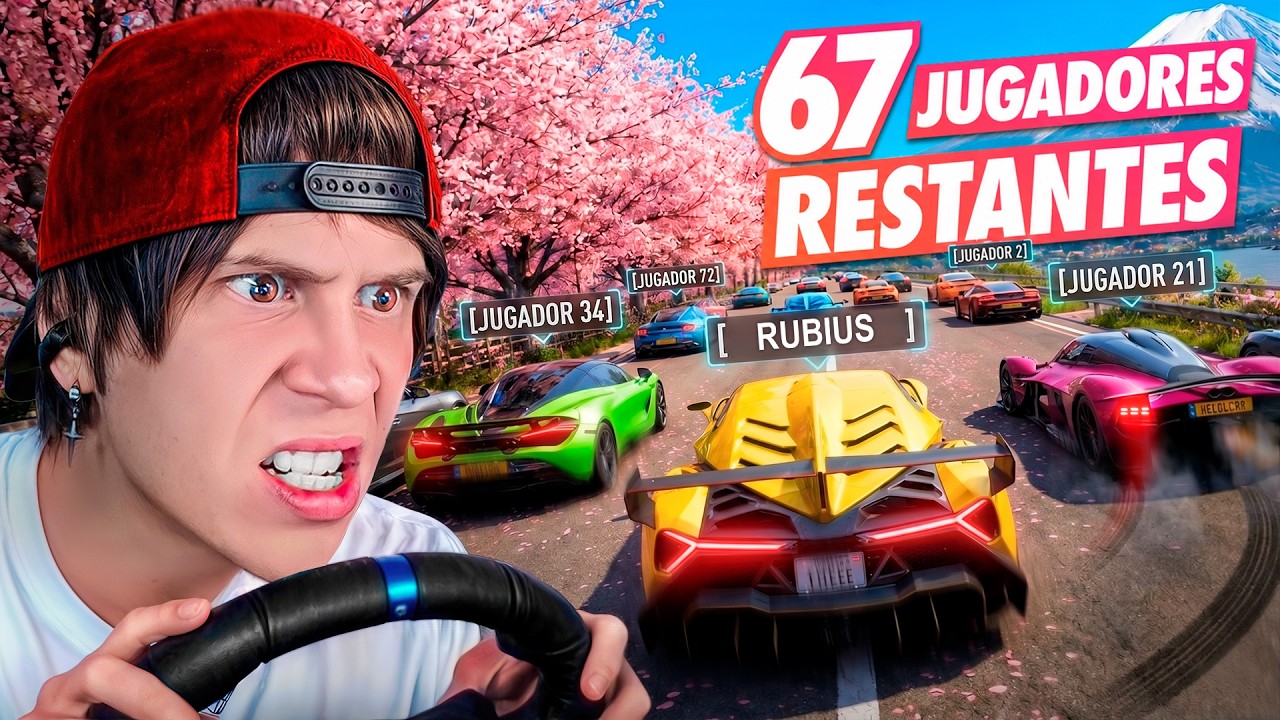 FORZA BATTLE ROYALE CON VOLANTE (termina mal)