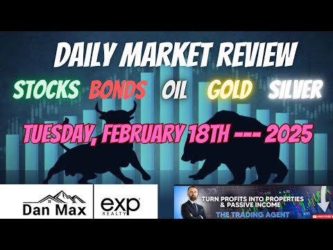 Daily  Market Review - February 18th, 2025 | Stocks, Oil, Bonds, Gold & Silver Analysis