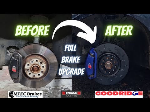 CHANGING THE FRONT & REAR BRAKES ON MY AUDI S3 8V | DIY TUTORIAL | PADS/LINES/DISCS