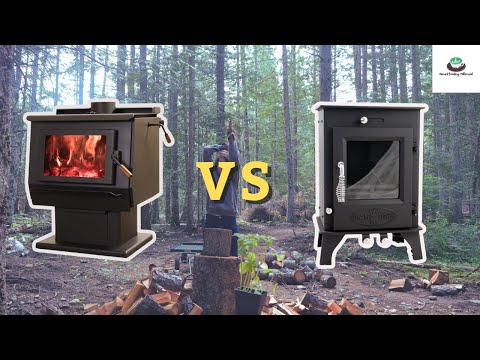 Comparing the Blaze King to my Tiny Wood Stove