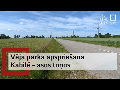 Iedzīvotāji Kabilē skeptiski par vēja parku “Vārme”
