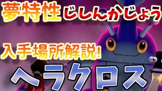 【鎧の孤島】夢特性”じしんかじょう”ヘラクロスの巣穴場所を2分で解説！【ポケモン剣盾】