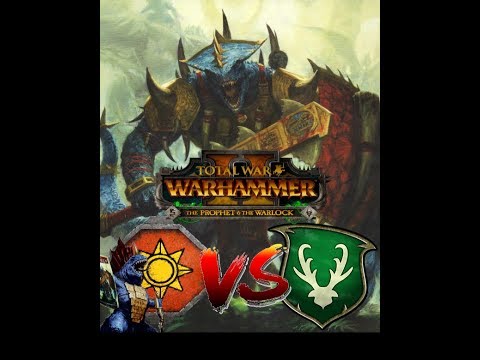 Lizardmen vs. Wood Elves: The Jungles Belong to Sotek! Total War Warhammer 2 Multiplayer Game