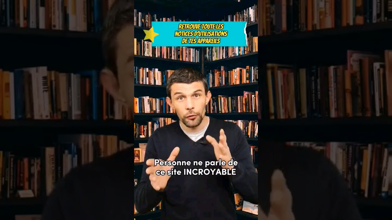 Retrouve tous les manuels d'utilisation #shorts #astuce #tips #viral #siteinternet #astuces