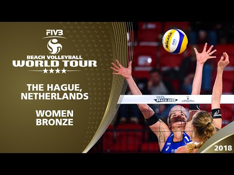 CZE vs. SUI - Full Bronze Medal Match | 4* The Hague - FIVB Beach Volleyball World Tour 17/18