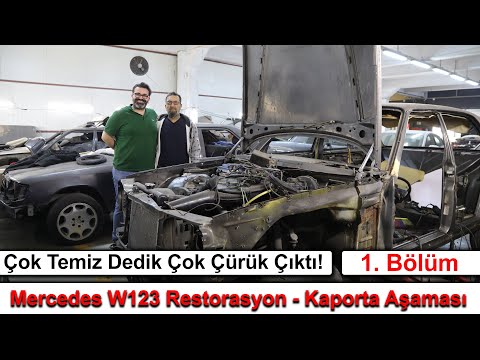 Çok Temiz Dedik Çok Çürük Çıktı! / Mercedes W123 Restorasyon 1. Bölüm<br>Kaporta Aşaması