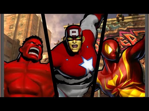 Ultimate Marvel vs Capcom 3: Captain America, Hulk, and Spider Man arcade playthrough