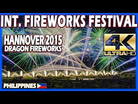 ⁽⁴ᴷ⁾ Int. Fireworks Festival Hannover 2015:  Dragon Fireworks - Philippines  Philippinen - Feuerwerk