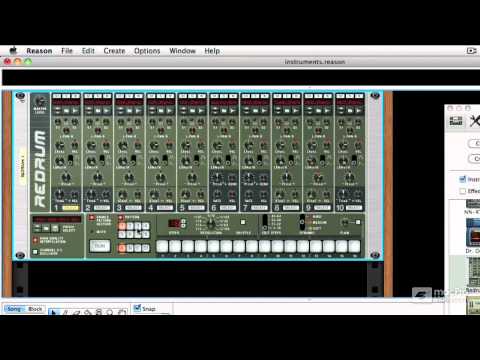 Reason 6 104: The Instruments - 1 ReDrum Basics