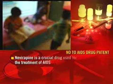 India rejects AIDS drug patent