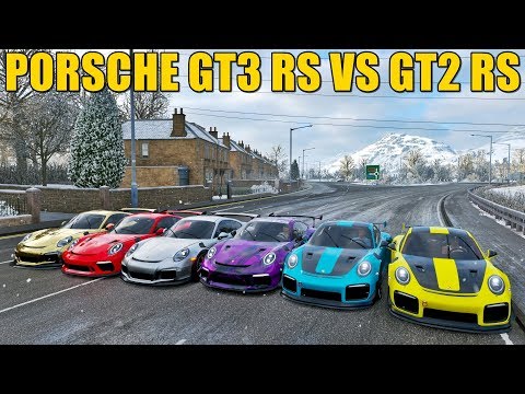 WAS THE BALD BOUGHT? PORSCHE GT3 RS VS PORSCHE GT2 RS RACING IN GOLIATH - FORZA HORIZON 4 ONLINE