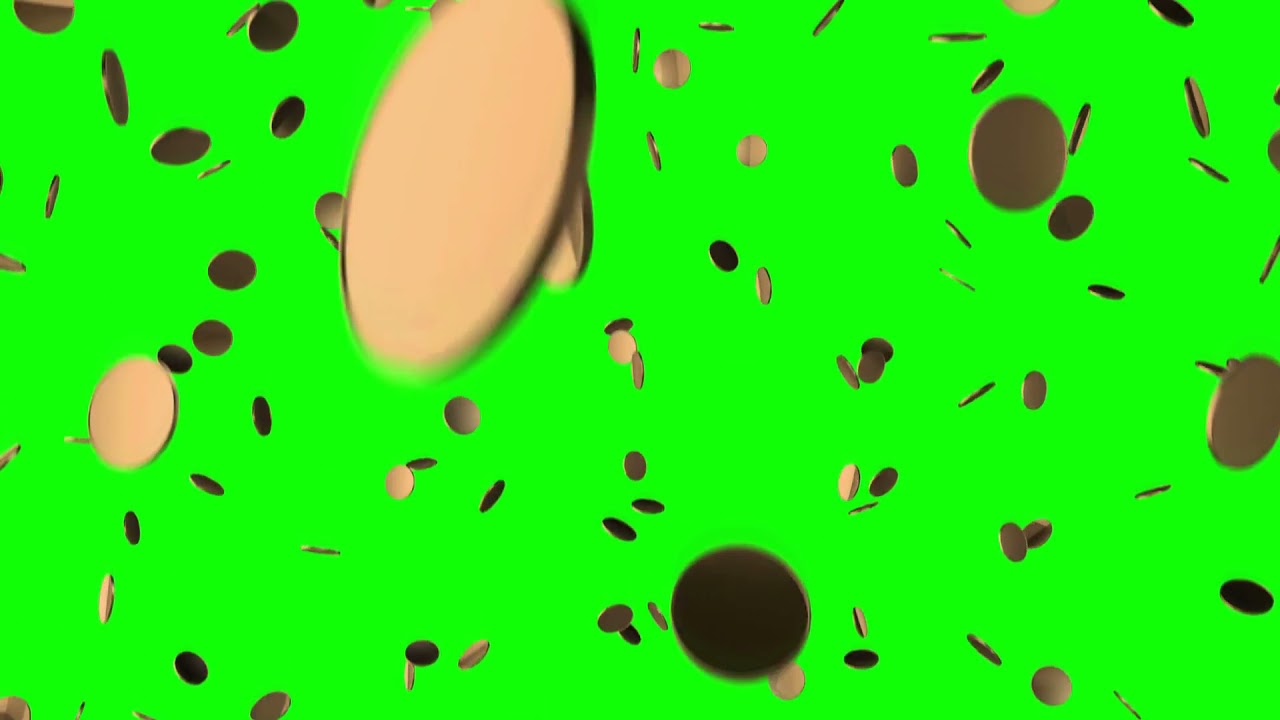 Falling Gold Coins Free Background Videos, Motion Graphics, No Copyright | All Background Videos