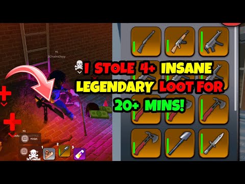 I ROBBED EVERYONES CRAZY LEGENDARY AND EPIC LOOT!