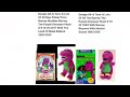 Make2BarneyDVDMoviePackSet W 2BarneyDolls W Barney Rhymes With Mother Goose The Land Of Make Believe