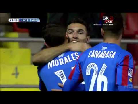 David Barral Penalty Kick Levante 3 - 1 Malaga 2/7/2015